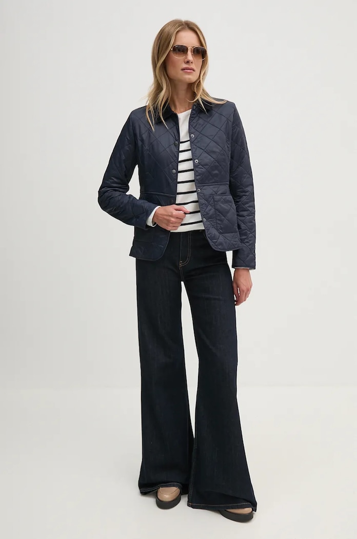Bunda Barbour LQU1064 tmavomodrá AA00