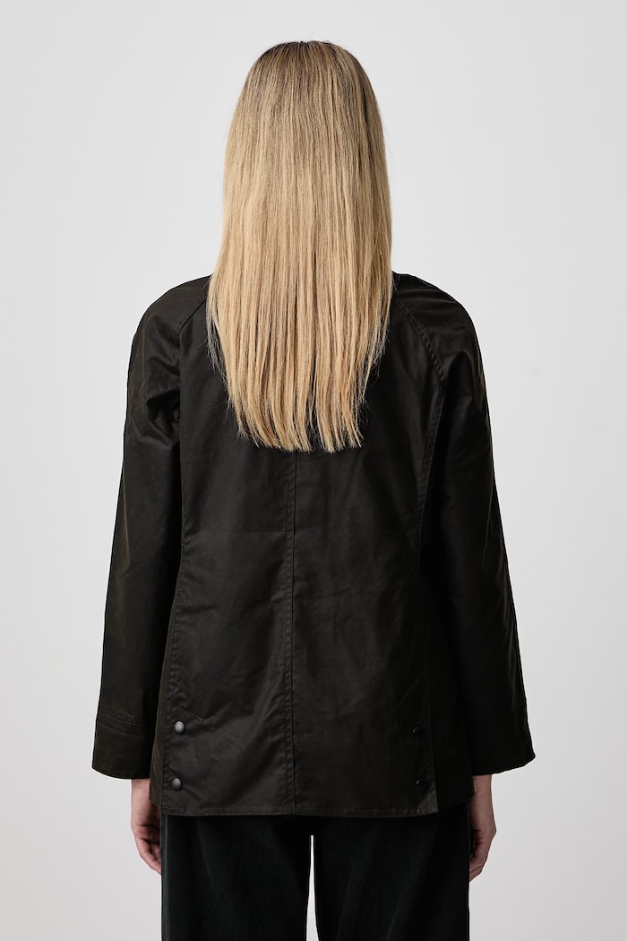Odzież Barbour Kurtka bawełniana Classic Beadnell Wax Jacket LWX0668 brązowy