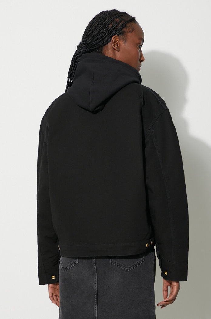 Îmbrăcăminte Carhartt WIP geacă din denim I032236.00E02 negru