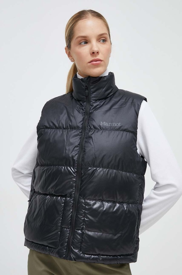 Marmot bezrękawnik sportowy puchowy Guides bez kaptura czarny M14839