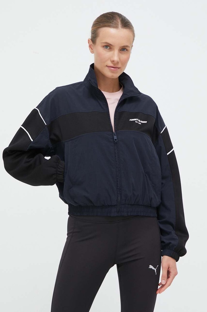 Bunda Tommy Hilfiger nezateplené námořnická modř S10S101825