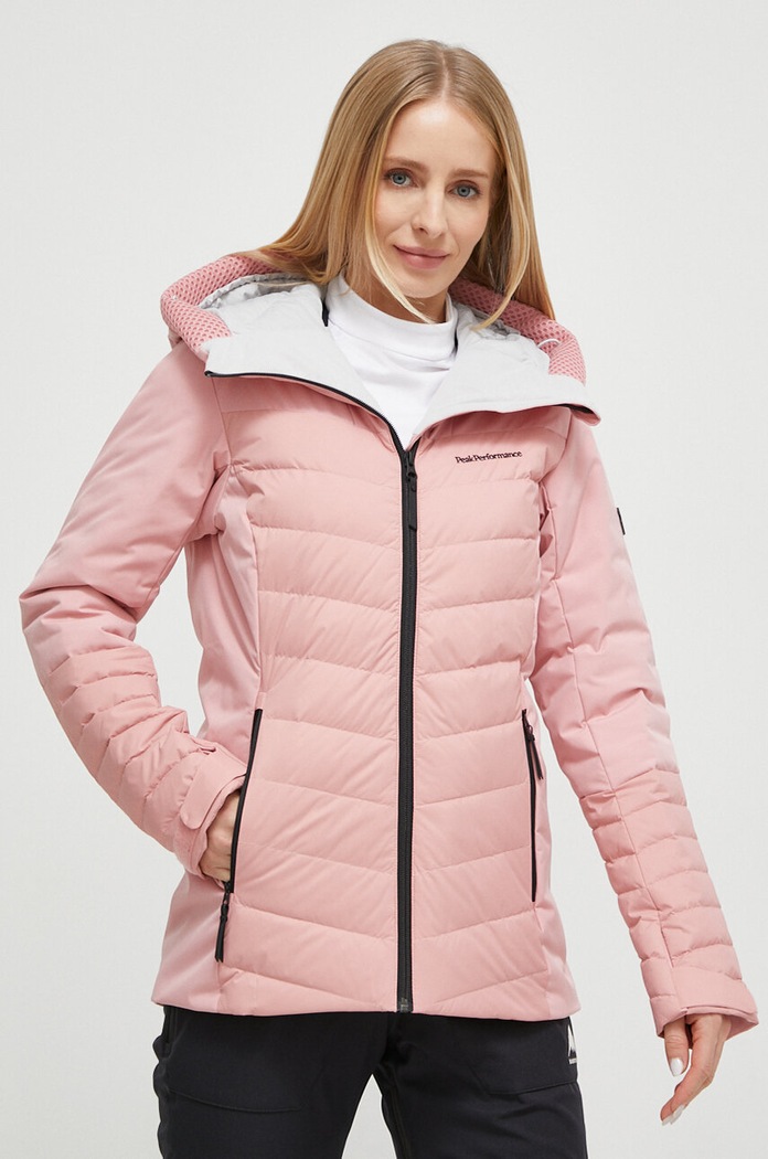 Peak Performance kurtka narciarska puchowa Blackfire sporty zimowe różowy G78012