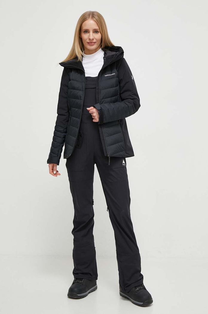 Péřová lyžařská bunda Peak Performance Blackfire G78012 černá AW23