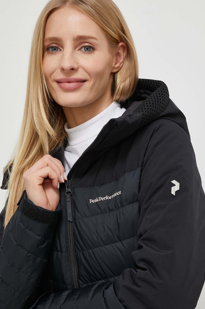 Péřová lyžařská bunda Peak Performance Blackfire černá G78012