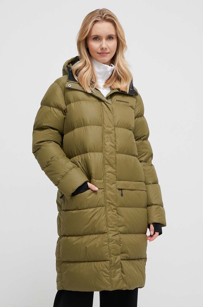 Peak Performance kurtka puchowa pozostałe zielony G79629