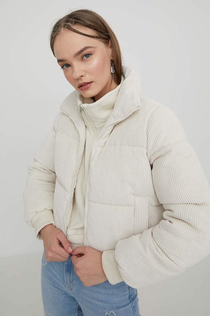 Hollister Co. kurtka bez kaptura beżowy KI344.3613.178