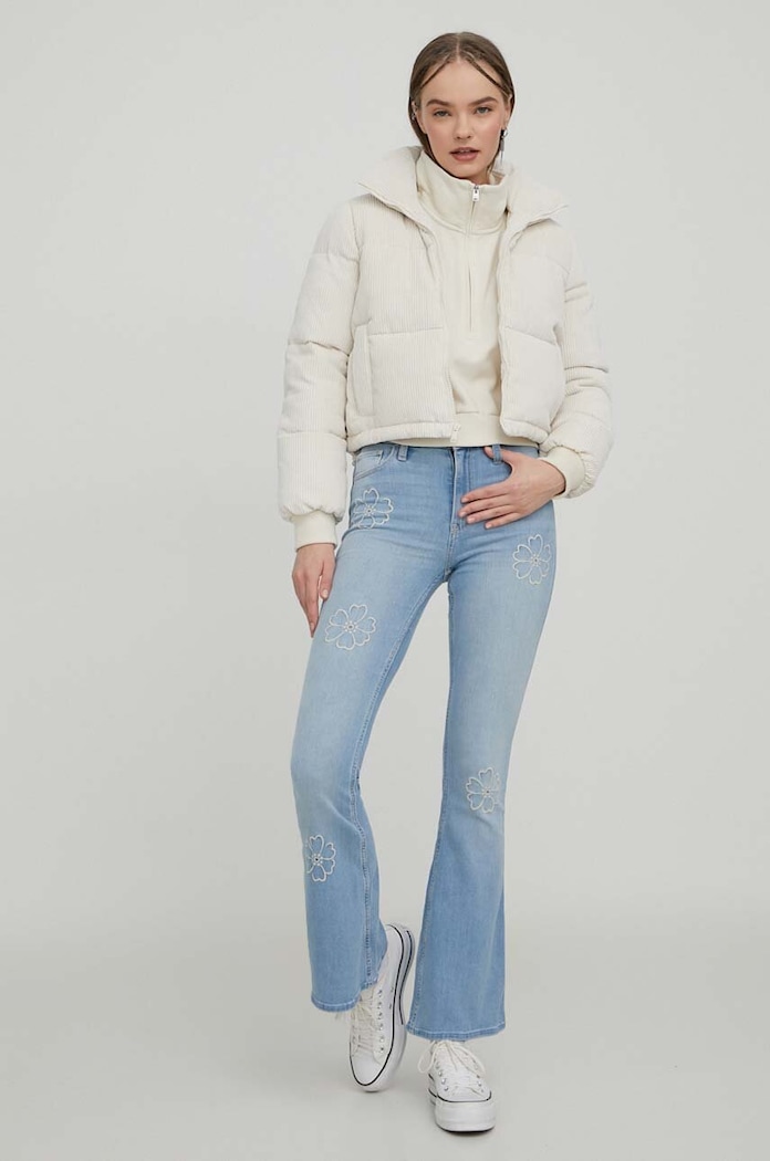 Hollister Co. kurtka KI344.3613.178 beżowy AW23