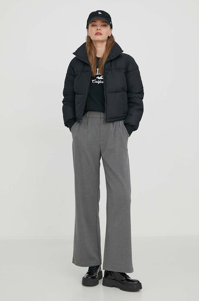 Hollister Co. kurtka KI344.3619.900. czarny AW23