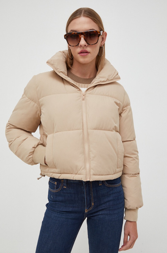 Hollister Co. kurtka bez kaptura beżowy KI344.3621.411