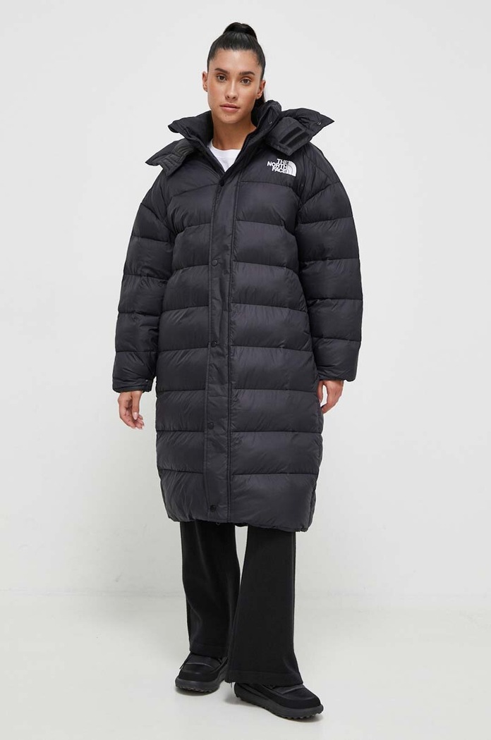 The North Face geaca cu captuseala negru NF0A82F6JK31