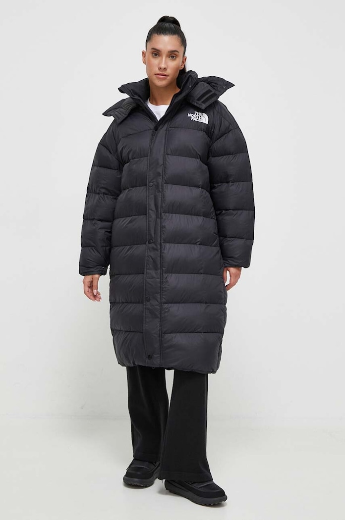 The North Face geaca cu captuseala negru NF0A82F6JK31