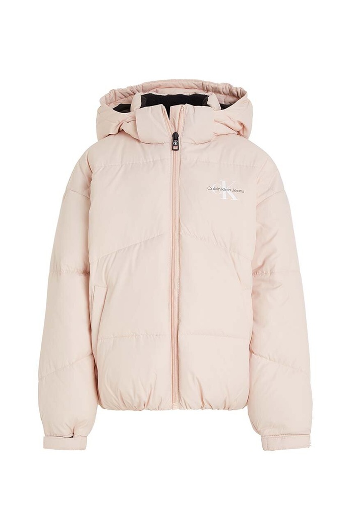 Dětská bunda Calvin Klein Jeans IG0IG02056.9BYX růžová AW24