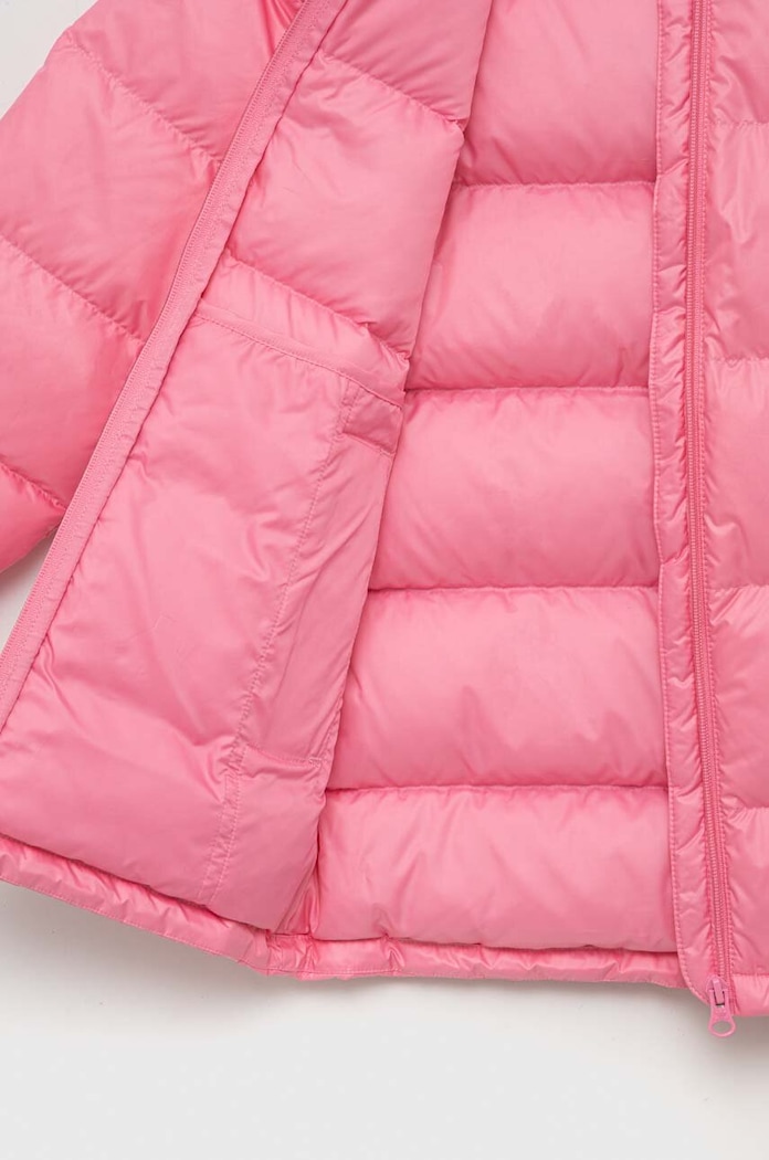 adidas Originals kurtka puchowa dziecięca różowy HK0389