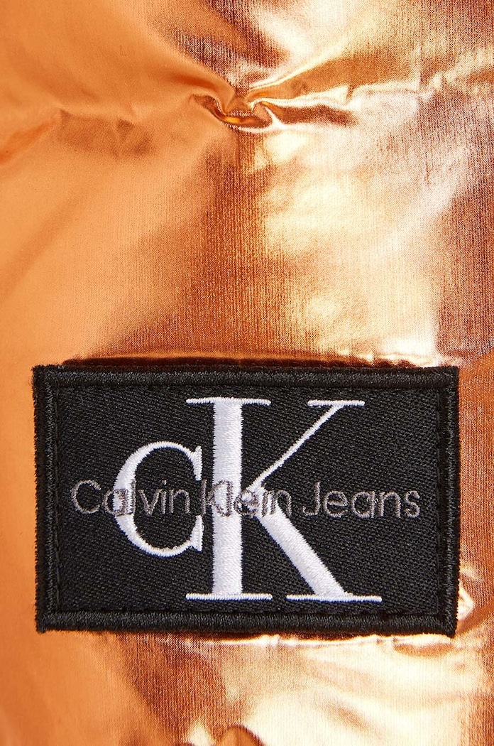 Dječja jakna Calvin Klein Jeans smeđa IG0IG02243.9BYX