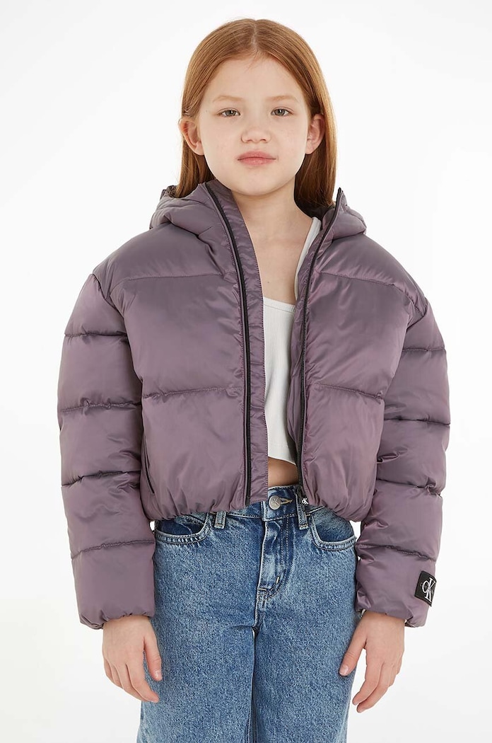 Calvin Klein Jeans gyerek dzseki szigetelt szürke IG0IG02246.9BYX