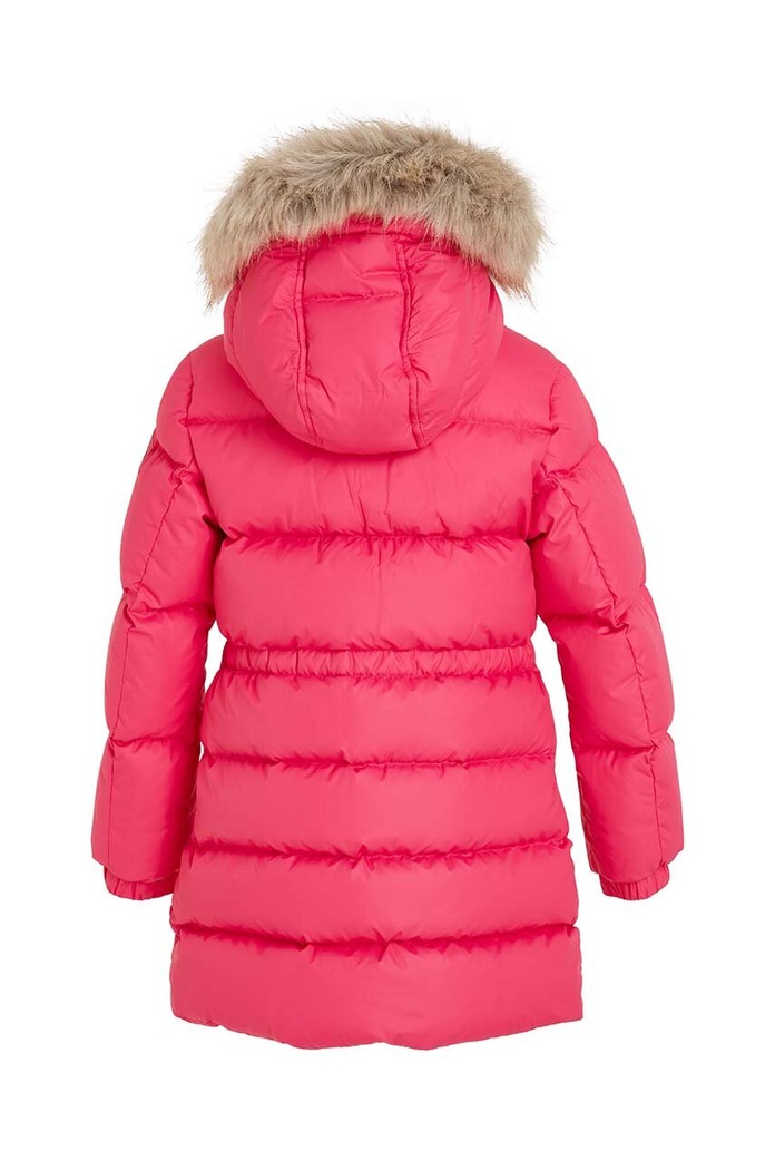 Момиче Детско пухено яке Tommy Hilfiger KG0KG07805.128.176.9BYX розов