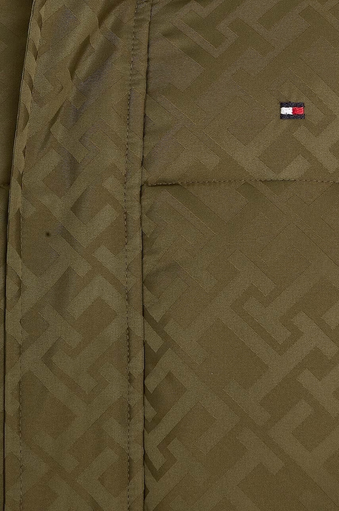 Παιδικό μπουφάν Tommy Hilfiger πράσινο KS0KS00524.9BYX
