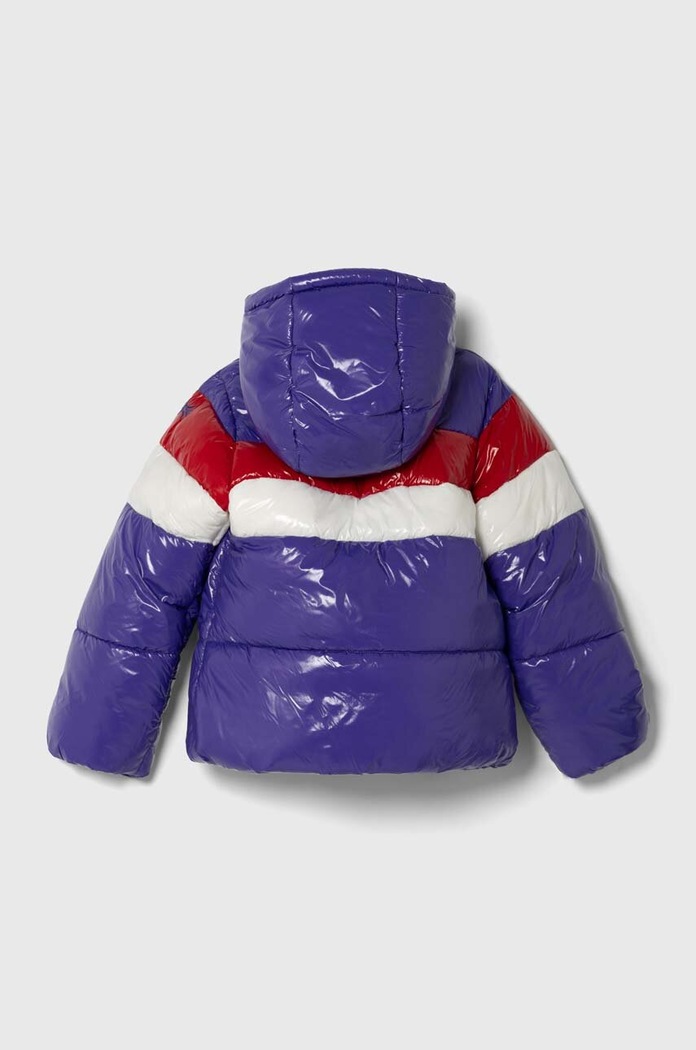 United Colors of Benetton kurtka dziecięca 2O3ACN02P.G.SEASONAL fioletowy AW23
