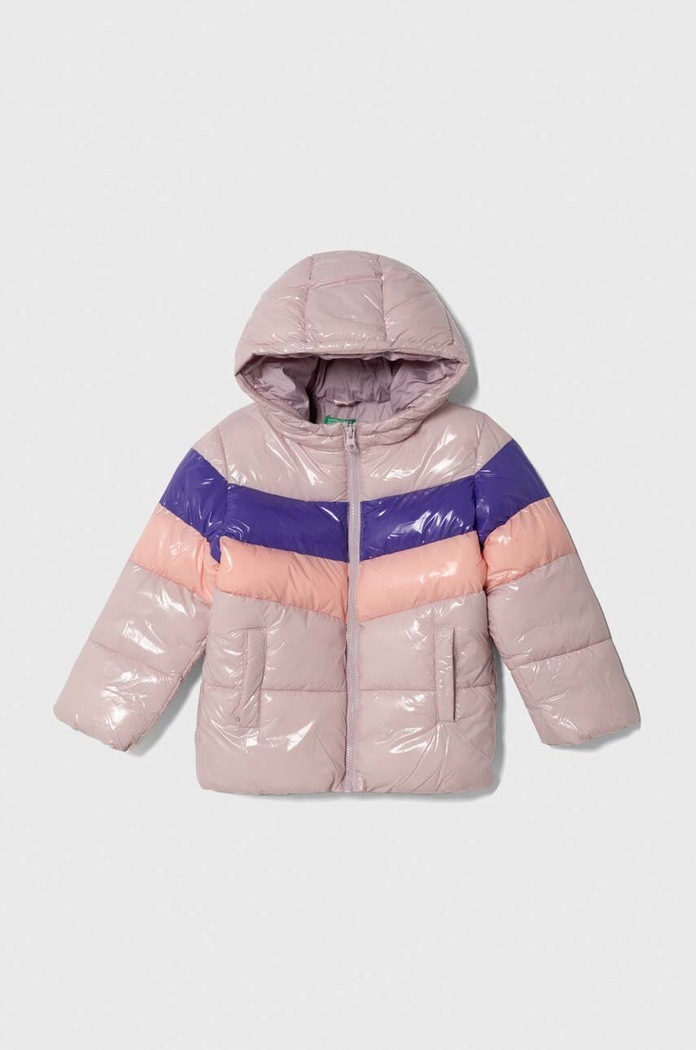 Dětská bunda United Colors of Benetton s podšívkou růžová 2O3AGN01P.P.SEASONAL