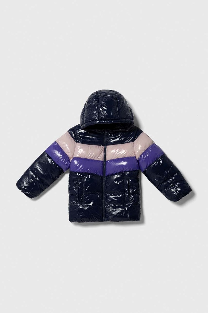 United Colors of Benetton geaca copii cu captuseala bleumarin 2O3AGN01P.P.SEASONAL