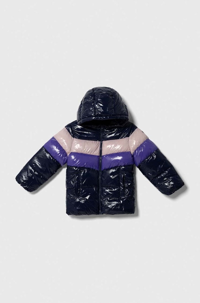 United Colors of Benetton geaca copii cu captuseala bleumarin 2O3AGN01P.P.SEASONAL
