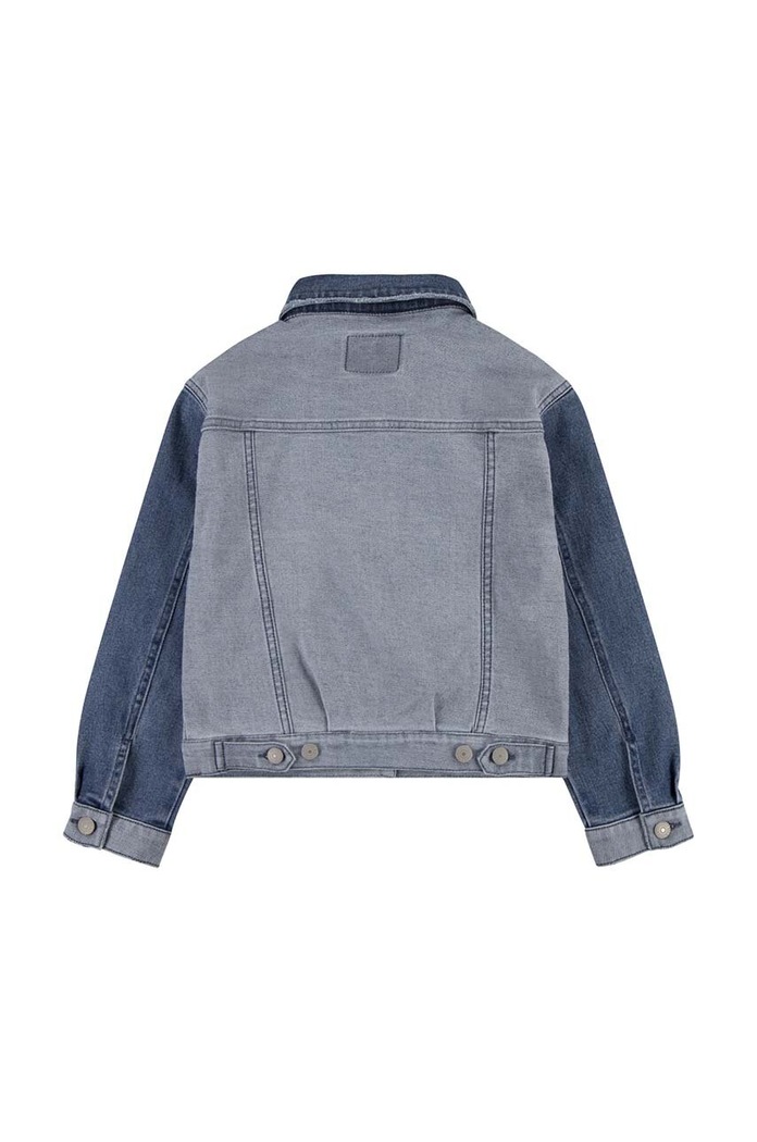Dziewczynka Levi's kurtka jeansowa dziecięca 4EJ267 niebieski