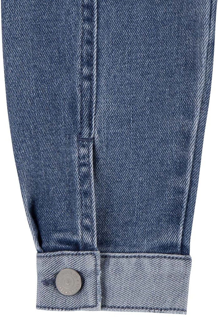 Levi's kurtka jeansowa dziecięca 4EJ267 niebieski