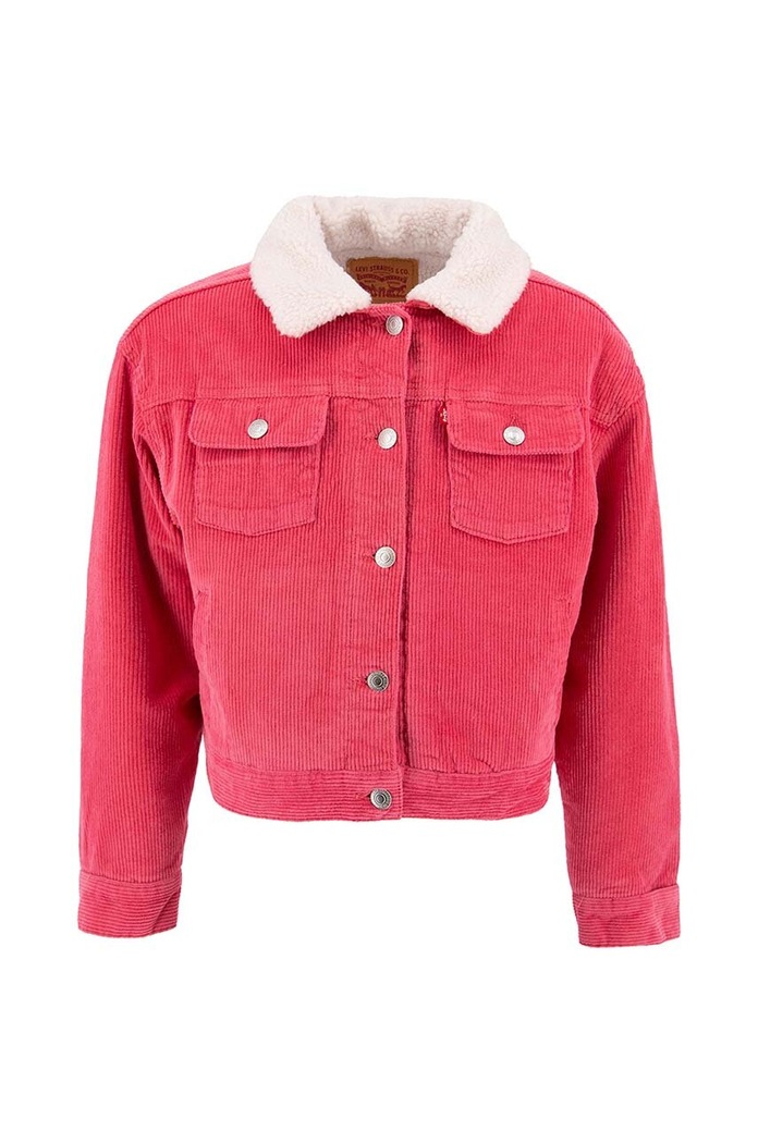 Levi's geacă din denim pentru copii 4EJ310 roz AW23