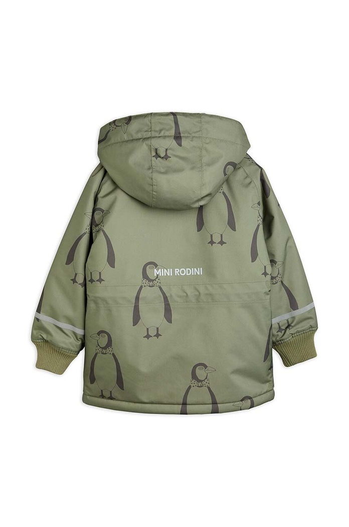 Detská bunda Mini Rodini 1100008375 zelená AW23