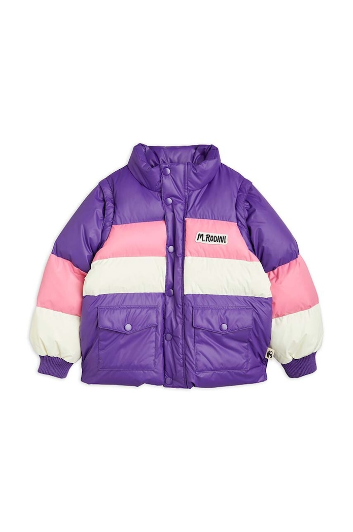Mini Rodini kurtka dziecięca 2371010345 fioletowy AW23