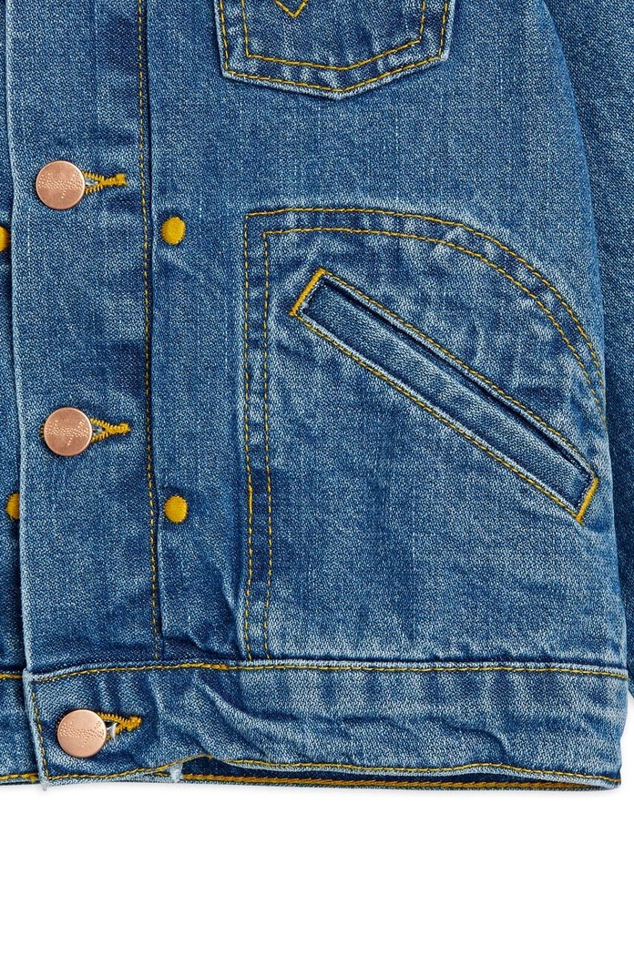 Detská rifľová bunda Mini Rodini Mini Rodini x Wrangler 2381010460