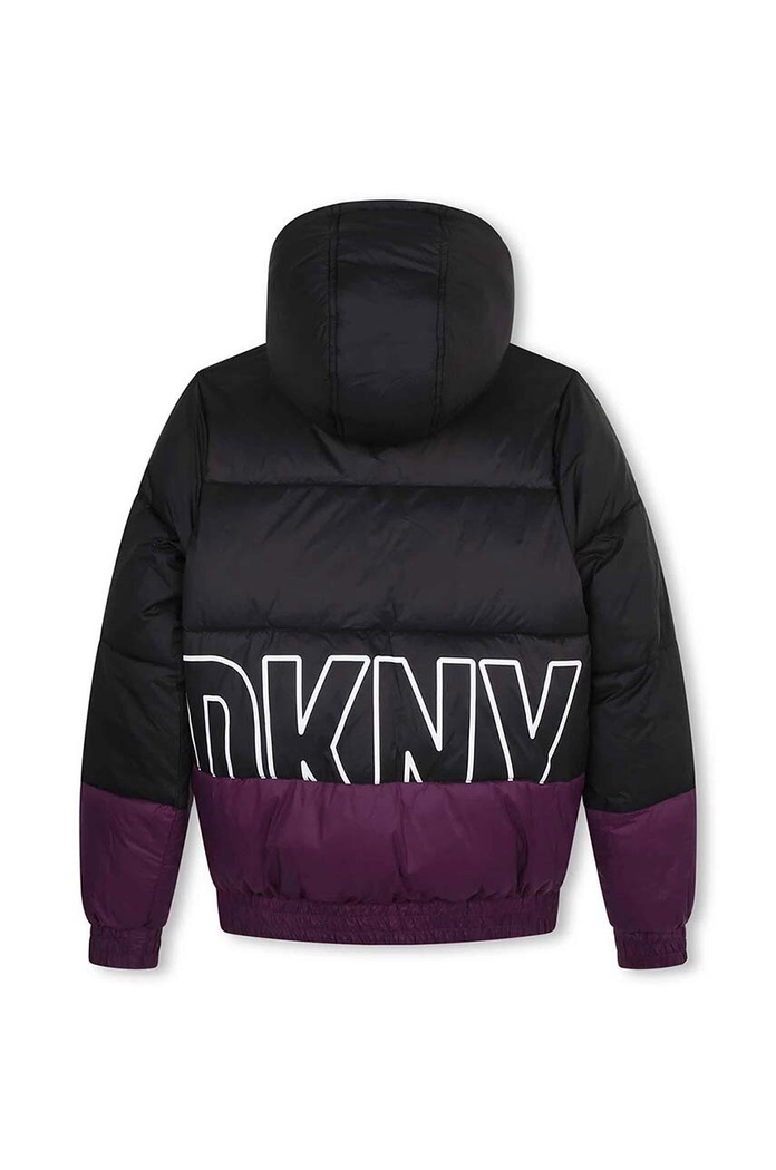 Dkny kurtka dwustronna dziecięca D56000.162.174 fioletowy