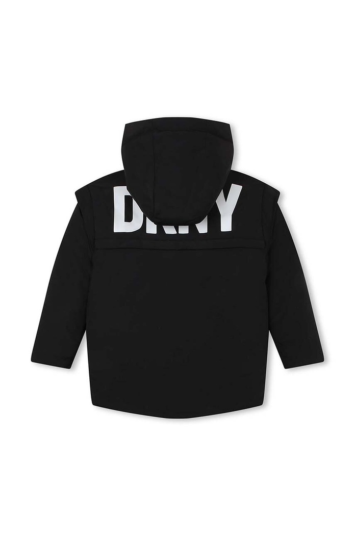 Dkny parka dwustronna czarny D56004.114.150