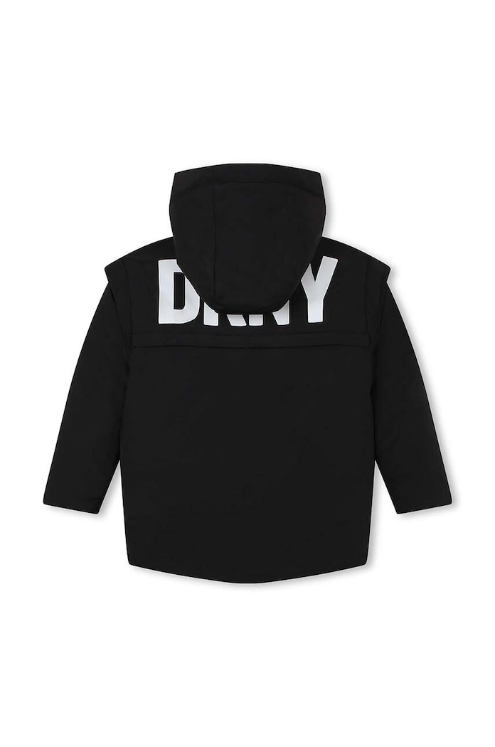 Αναστρέψιμο παρκά DKNY μαύρο D56004.162.174