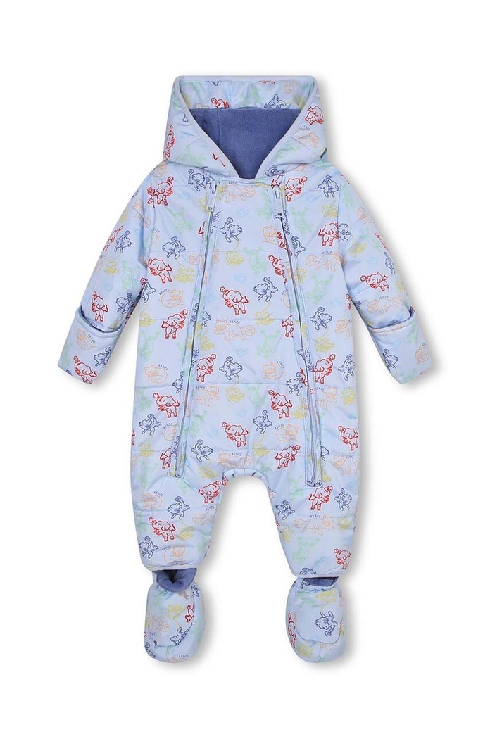 Kenzo Kids kombinezon zimowy dziecięcy pozostałe niebieski K96008