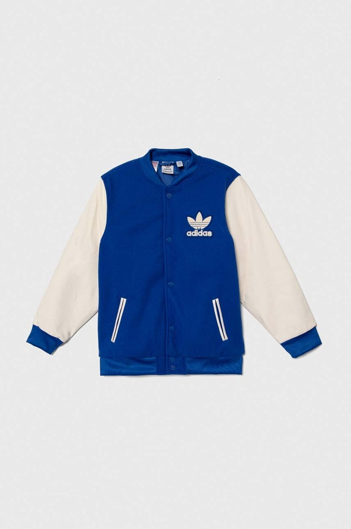 Детско яке бомбър adidas Originals бомбър син IP9362