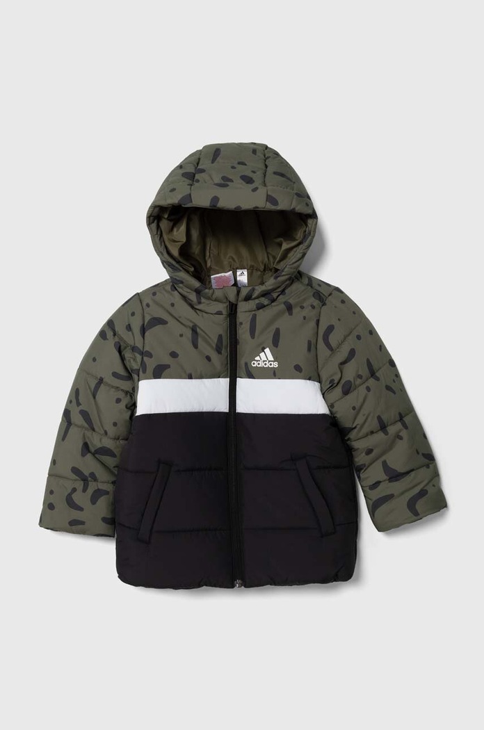 Детско яке adidas с изолация зелен IL6096