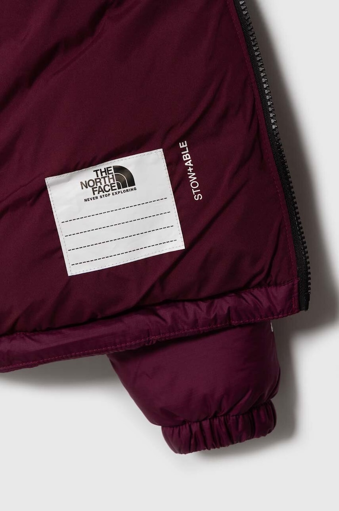 Chłopiec The North Face kurtka puchowa dziecięca 1996 RETRO NUPTSE JACKET NF0A82UD fioletowy