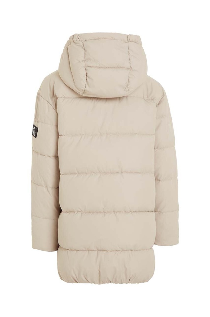 Chłopiec Calvin Klein Jeans kurtka dziecięca IB0IB01277.9BYX beżowy