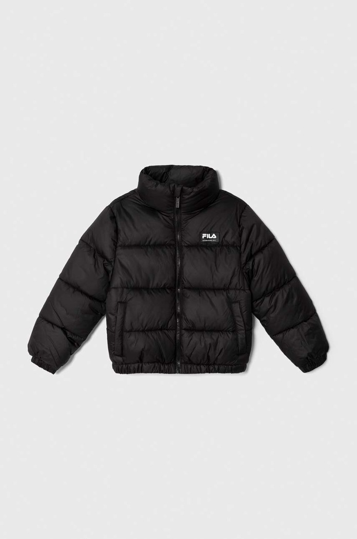 Dječja jakna Fila THELKOW blocked padded jacket s toplom postavom crna FAK0259