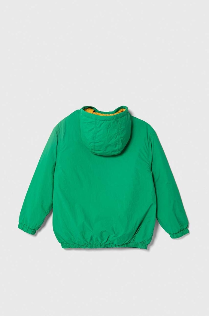 Dětská bunda United Colors of Benetton 24OXCN02T.G.SEASONAL zelená AW23