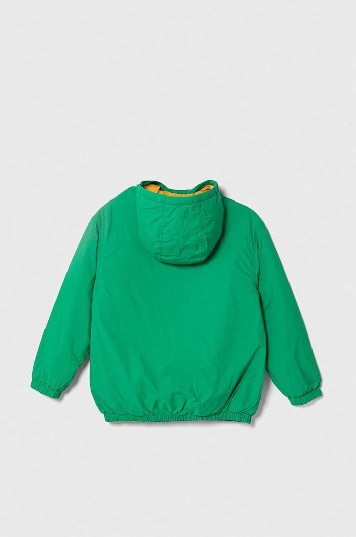 Dětská bunda United Colors of Benetton 24OXCN02T.G.SEASONAL zelená AW23