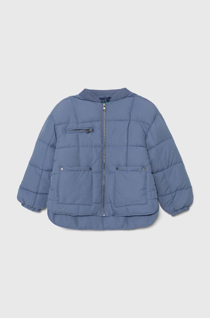 Dětská bunda United Colors of Benetton 2987CN02R.G.SEASONAL modrá AW23