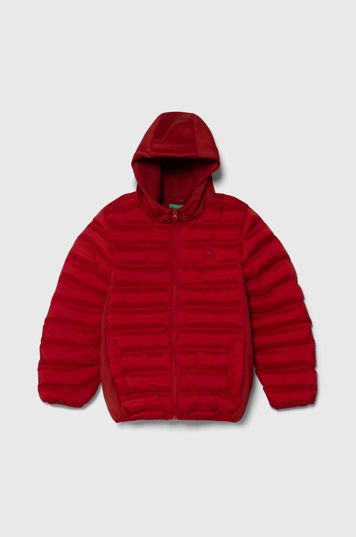 Detská bunda United Colors of Benetton zateplené červená 2KL9CN02U.G.SEASONAL