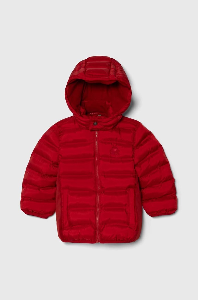 Dětská bunda United Colors of Benetton s podšívkou červená 2KL9GN01S.P.SEASONAL