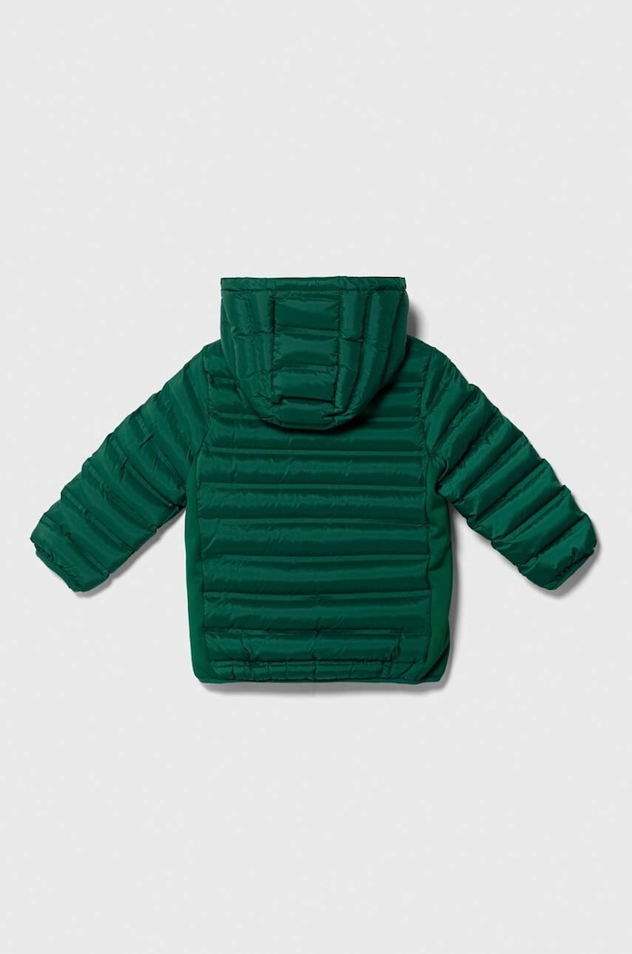 Dětská bunda United Colors of Benetton 2KL9GN01S.P.SEASONAL zelená AW24