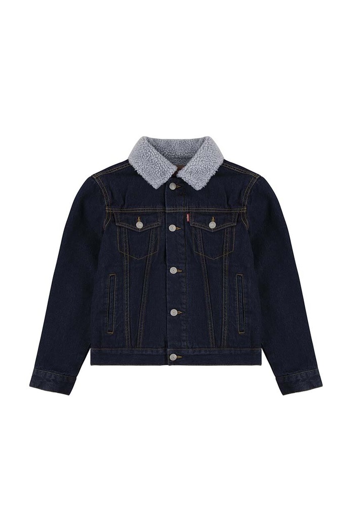 Levi's kurtka jeansowa niemowlęca bez kaptura niebieski 6EB220