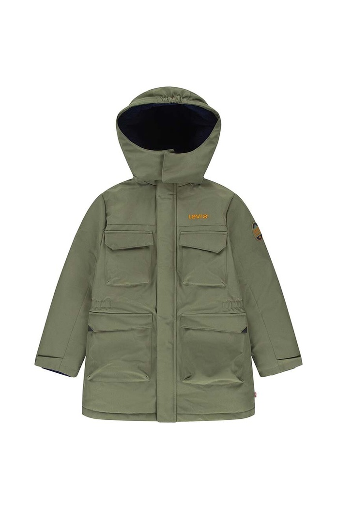 Детско яке Levi's с изолация зелен 8EJ057