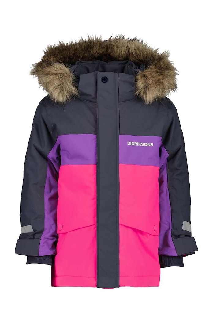 Παιδικό χειμωνιάτικο μπουφάν Didriksons BJÄRVEN KIDS PARKA 504898 ροζ AW23