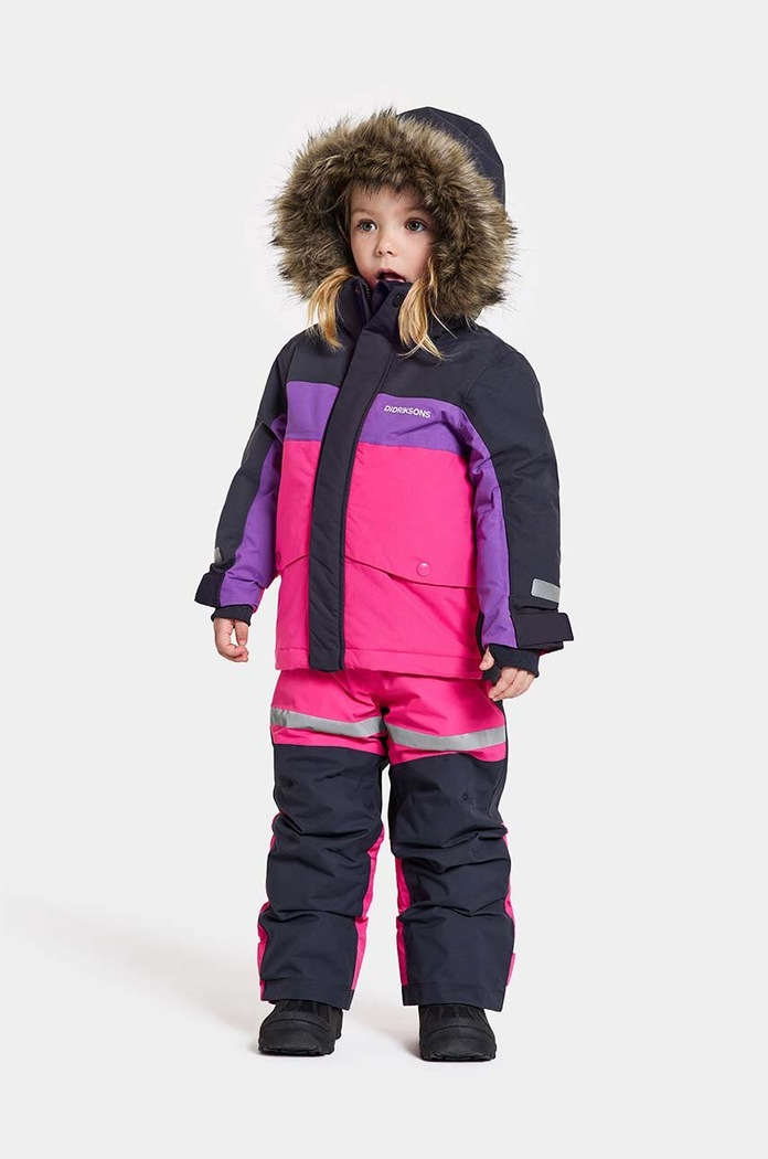 Παιδικό χειμωνιάτικο μπουφάν Didriksons BJÄRVEN KIDS PARKA 504898 ροζ